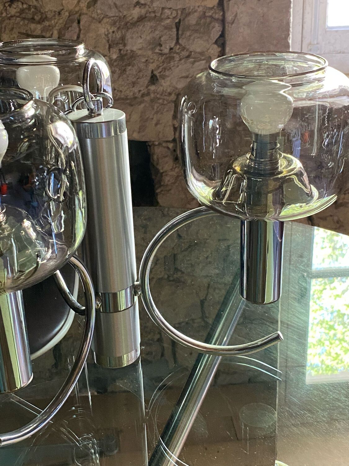 Space age pendant light