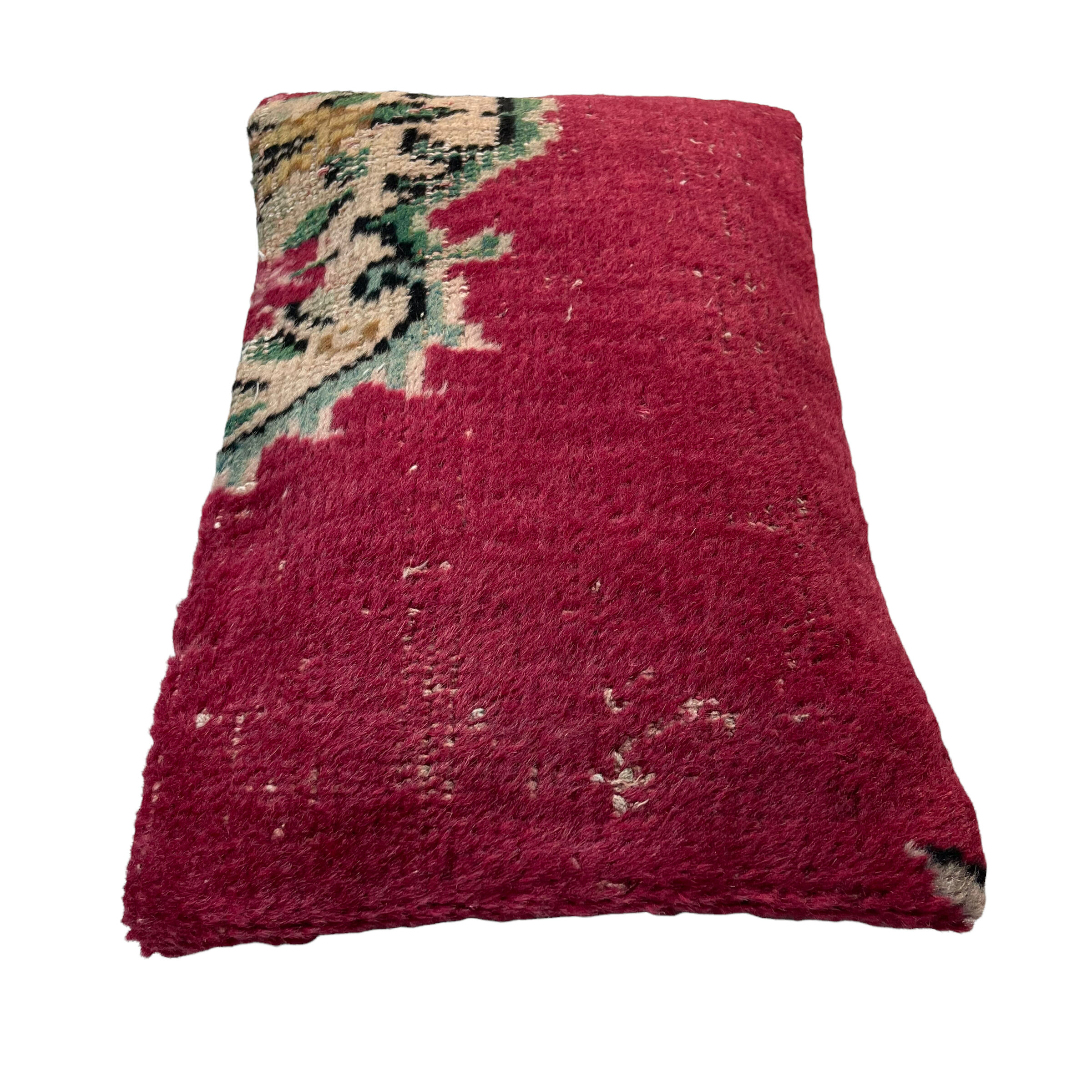 Vintage turkish rug cushion cover, 30 x 50 cm