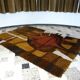 Large Scandinavian Rug with abstract Decor by Ege Rya, Denmark 1960s