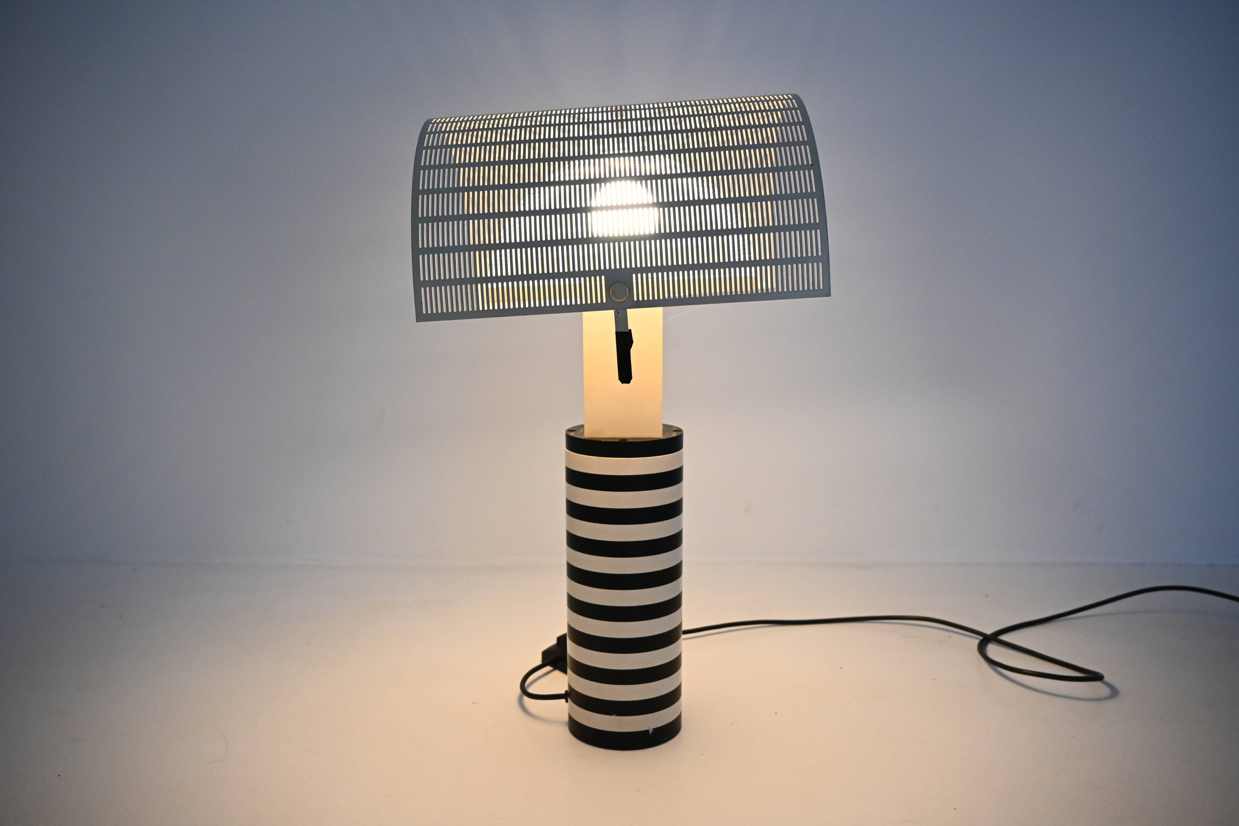 Shogun table lamp by Mario Botta for Artemide, 1986