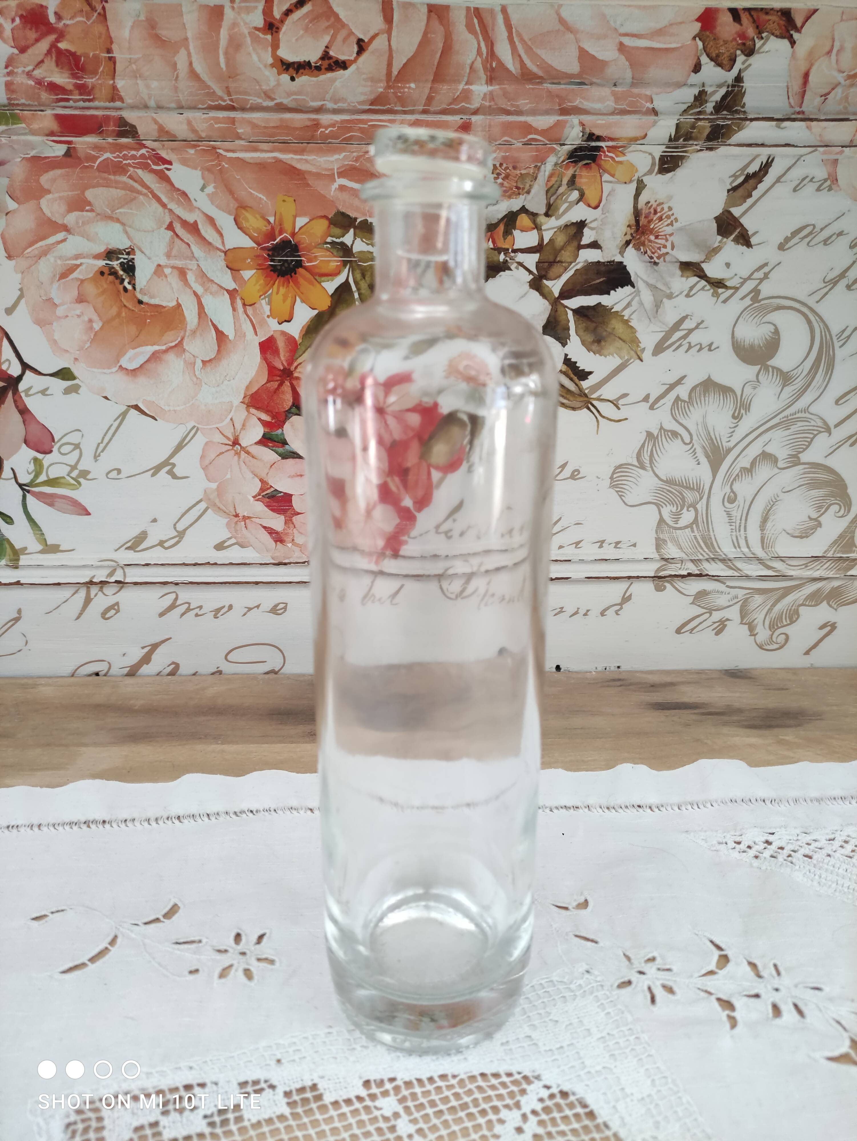 Glass cap bottle type apothecary bottle "KEFLA" 0.5L