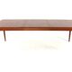 XL extendable rectangular dining table in teak by H.W. Klein for Bramin