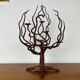 Bougeoir arbre fer forgé, chandelier