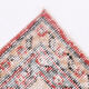 6x10 red classic floral vintage rug 314x197cm