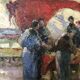 Peinture marché  provençal
