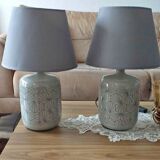 Set of 2 porcelain table lamps