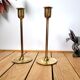 Pair of brass candlesticks candlesticks