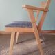 Scandinavian armchairs with tapered legs