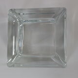 Cube/ Square shaped crystal ashtray Sevres France