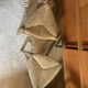Pair of vintage oak tripod stools