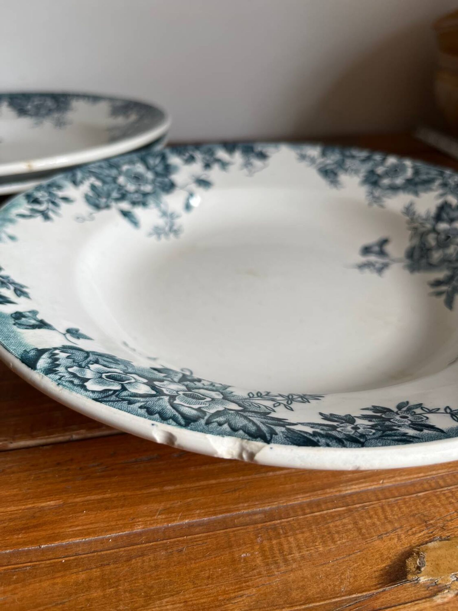 3 assiettes creuses Terre de Fer