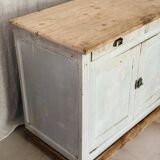 Buffet parisien patiné bleu gris