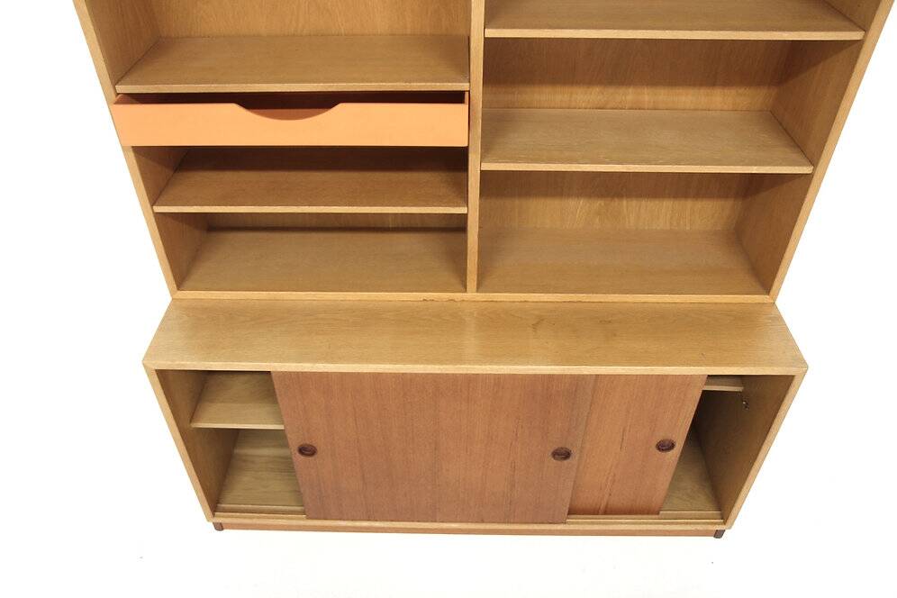 Scandinavian "Öresund" teak bookcase, Børge Mogensen, Sweden, 1960
