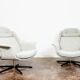 Chaises pivotantes vintage grandes "b7041" de zpm radomsko, pologne, 1970