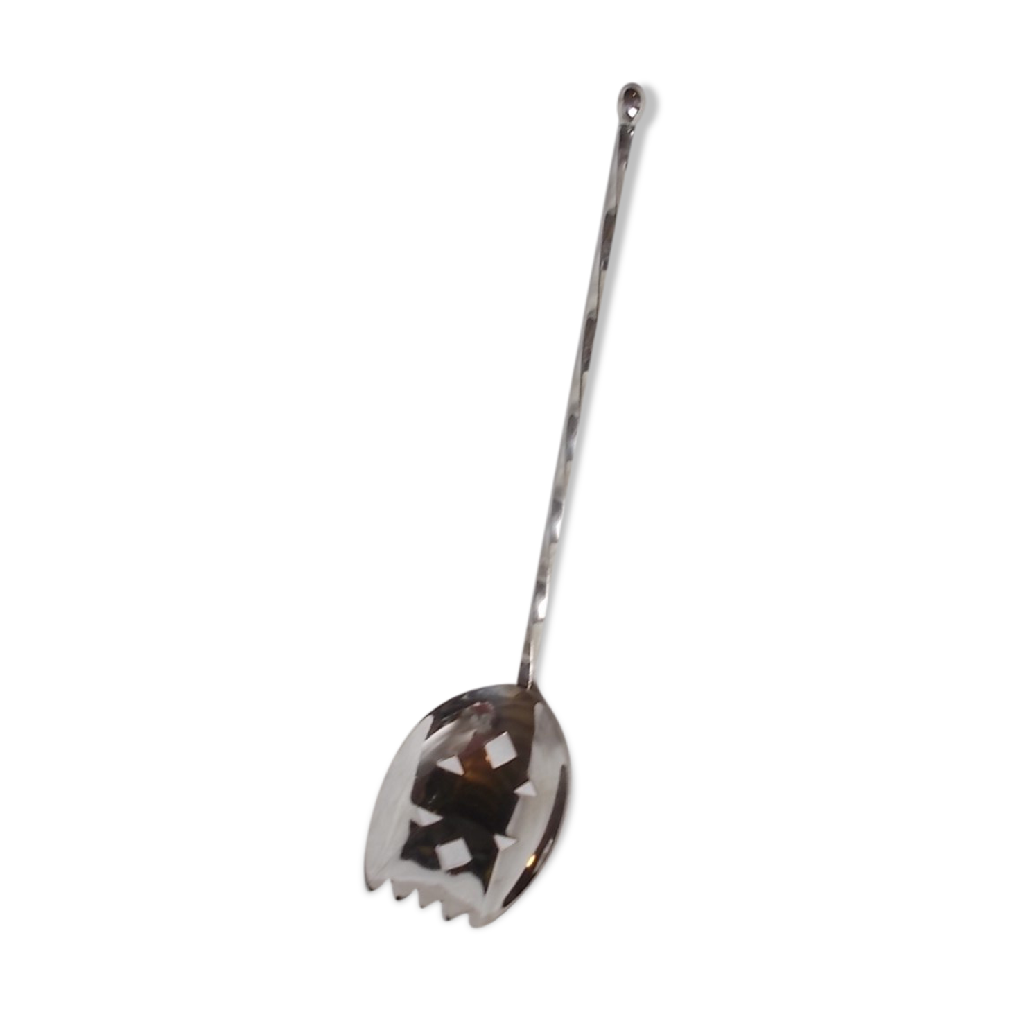 Silver-plated ice spoon