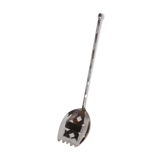 Cuillère à glaçons en métal argenté