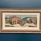 Original Swedish Oil On Canvas – Gideon Isaksson – “Portuguese River” – Vintage & Signed