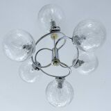 Suspension Vintage 70 Chrome Verre