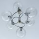 Vintage 70 Chrome Glass Suspension