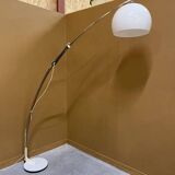 Vintage Reggiani telescopic floor lamp in chromed metal, 1970