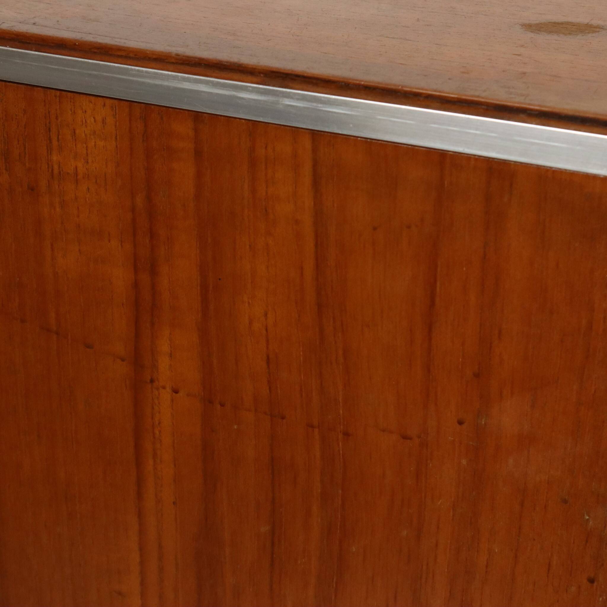 Meuble bar, buffet en placage de teck, années 1960
