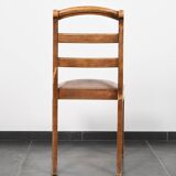 Barrette chairs with saber legs, set of 4