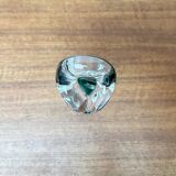 Vintage art glass vase by Max Verboeket for Kristalunie Maastricht, 1970s