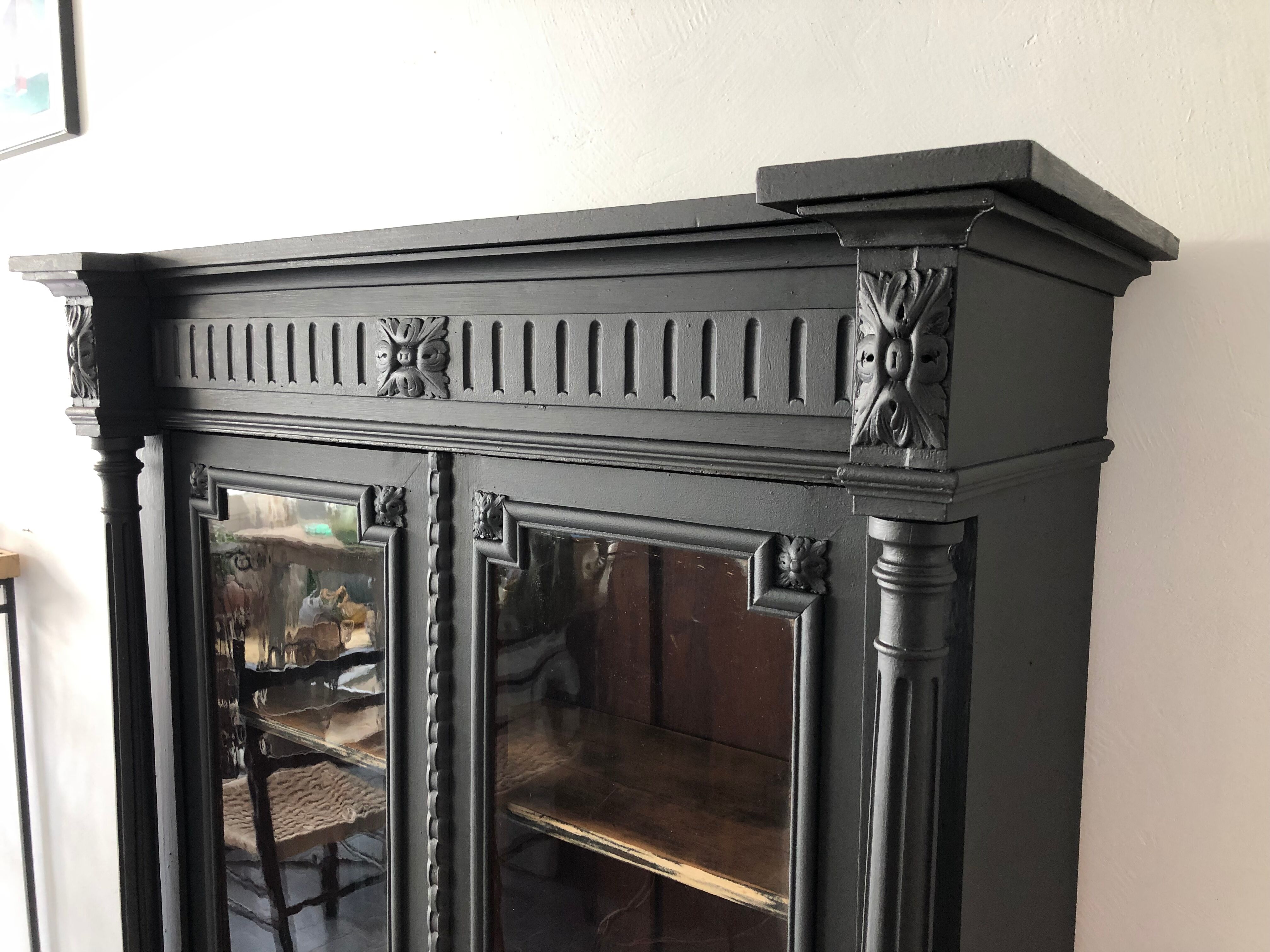 Glass cabinet late nineteenth century