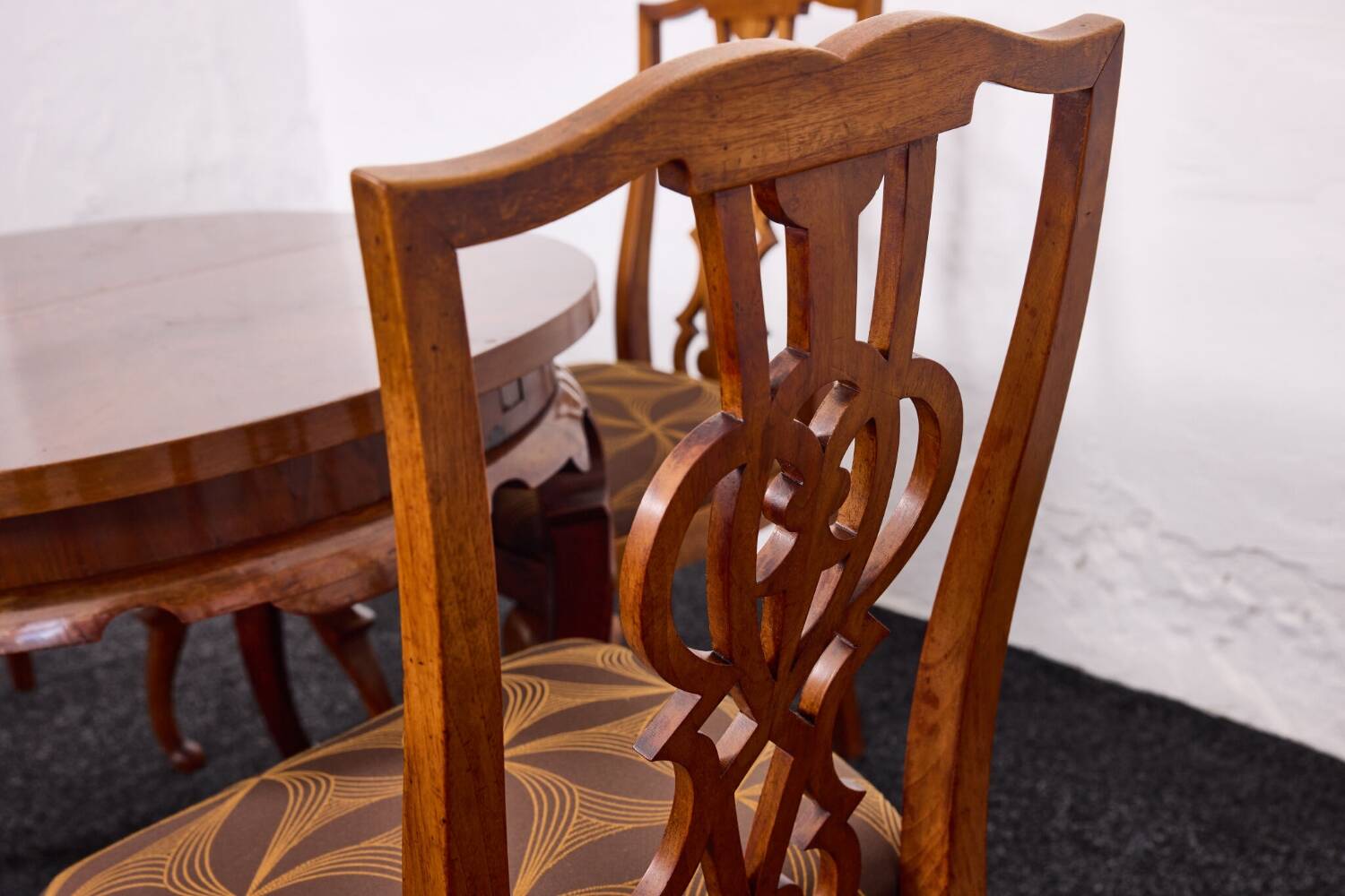 Lajos Kozma, ensemble de 7 pièces baroques Art Déco par Budapest Werkstatten 1920