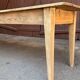 Very large farmhouse table 300 cm in fir from 1900, natural raw wood brewery.