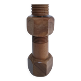 Moulin à poivre bois design Borel années 70