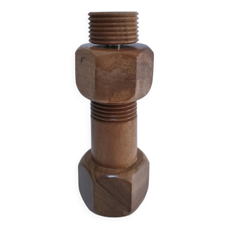 Borel design wooden pepper mill from the 70s