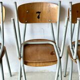 Chaises d'école, lot de 6