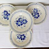 4 assiettes dessert vintage de Longchamp modèle Cholet (2103119)