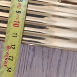 Vintage decorative box in ribbed glass – 1960s/70s