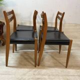 Four Scandinavian chairs