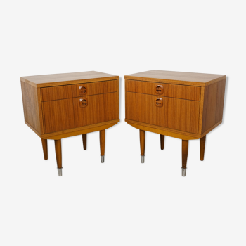 Pair of bedside tables years 50/60