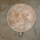 Industrial Cream Stool