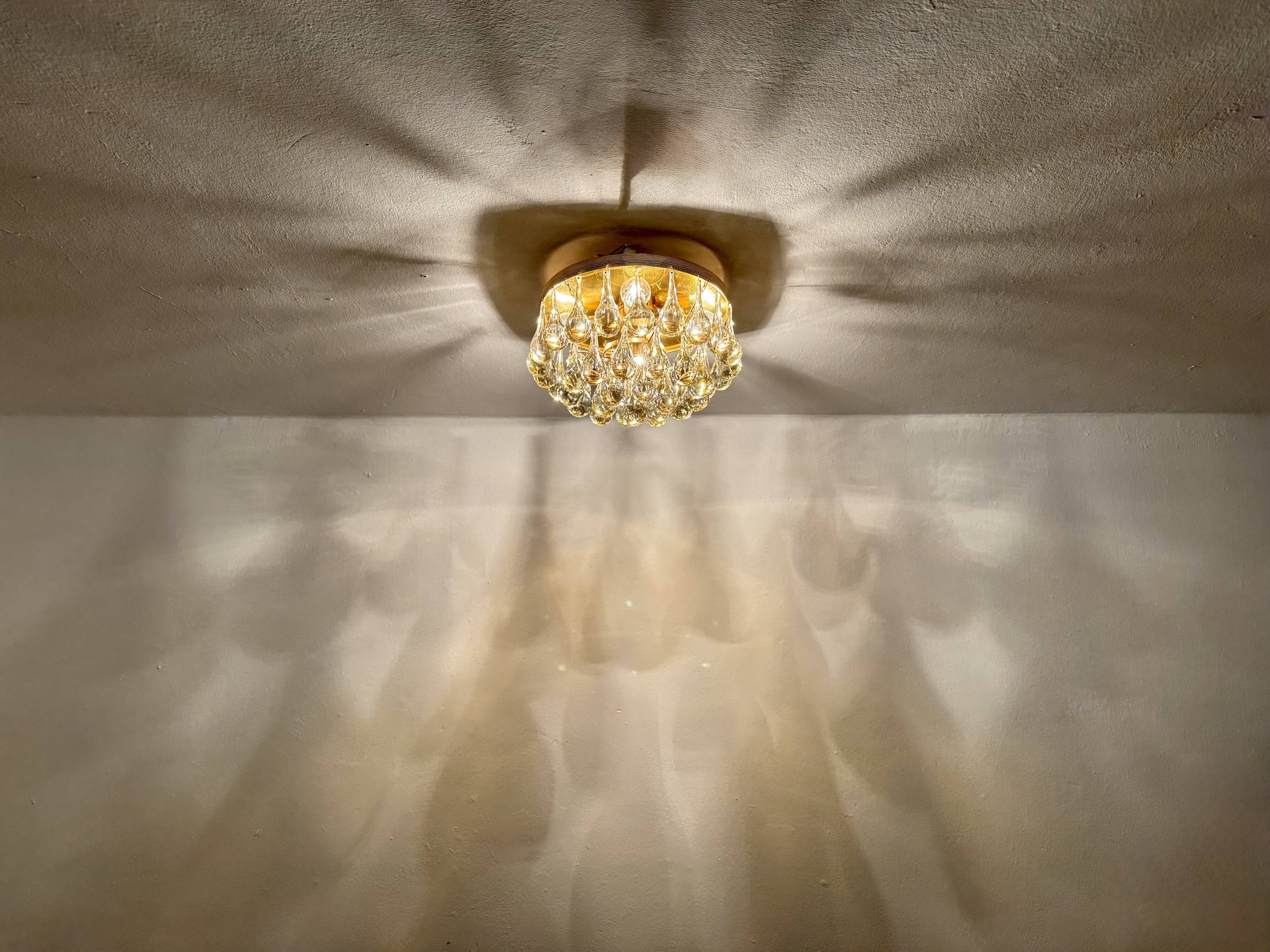 Flush Chandelier by Ernest Palme