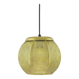 Hanging pendant ceiling lights cage, golden