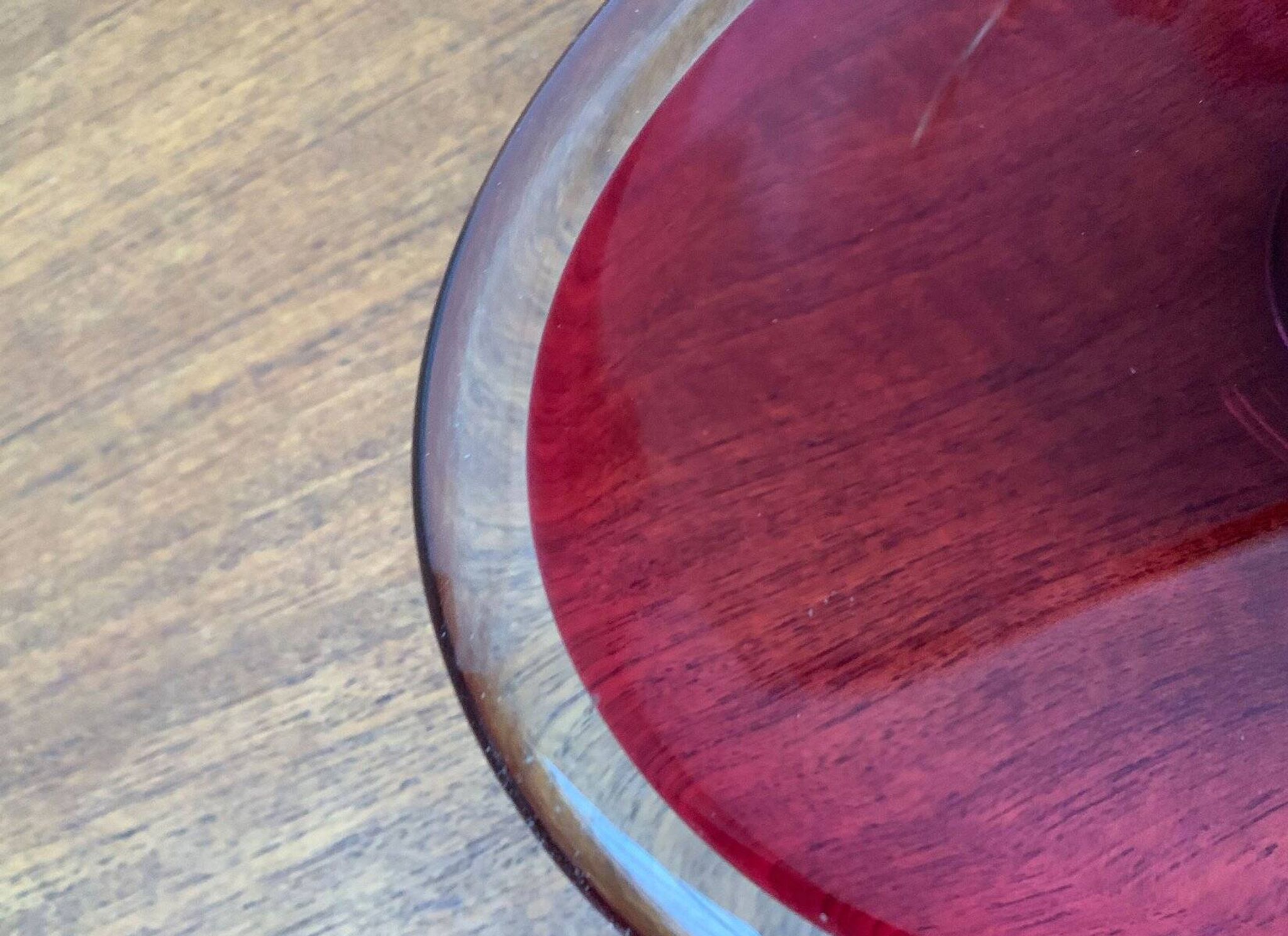 Coupe en verre vintage