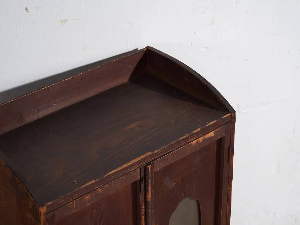 Japanese kodansu side cabinet with glass doors, early Taishō-Showa period (circa 1915-1940) #30