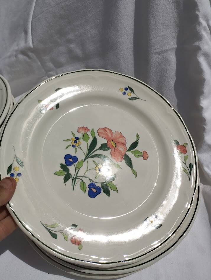 Vintage table service Ceramica Quadrifoglio