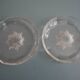 Val St Lambert crystal coasters for bottles