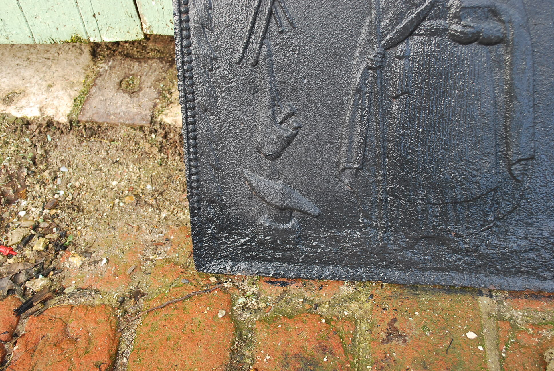 Chimney plate and pair of channels