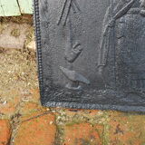 Chimney plate and pair of channels