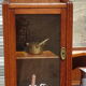 Buffet Art Déco avec guérites et miroir