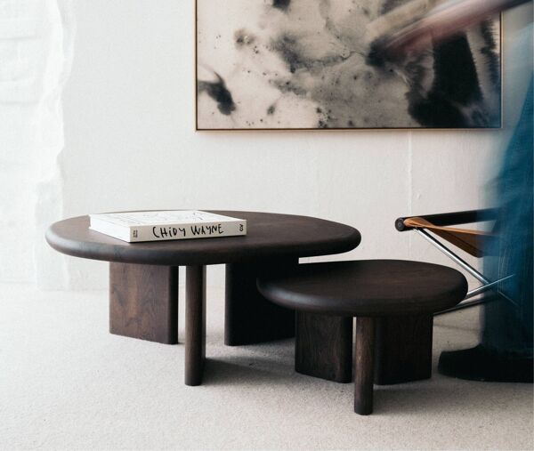 Set Tables espresso ⌀48 et ⌀80
