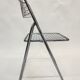 Set of four chrome folding chairs by Niels Gammelgaard for Ikea 1970