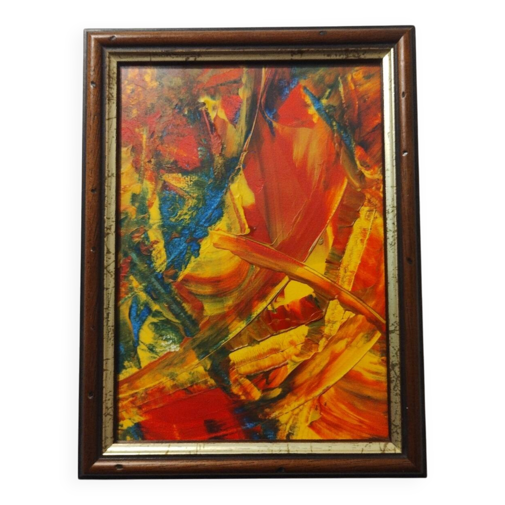 Small abstract painting